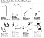 Achla Designs SFB-03C, 10 inch Railing clamp Window Flower Box Brackets, Black - Image 7