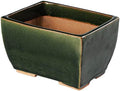 Wazakura Tokoname Series Small Handmade Rectangular Olive Green Glazed by WazakuraJapan