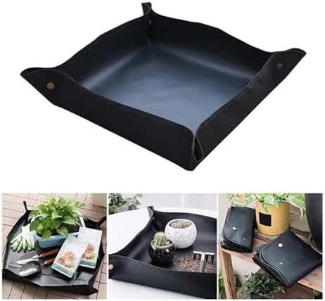 Repotting Mat Plant Repotting Mats Foldable Oxford Cloth Plant Transplanting Mat Large Size Gardening Potting Pad Garden Accessory 50/75/100cm(Green 75 * 75cm) - Image 3