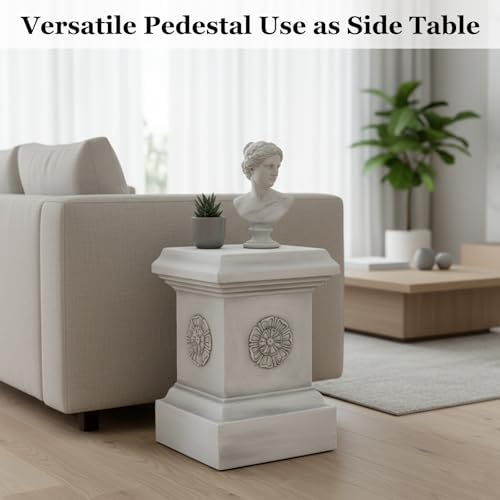 Garden Pedestal Stand for Statues, Classic Plinth Base Riser for Sculptures - Image 7