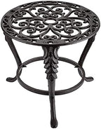 OwnMy Cast Iron Plant Stand Indoor Outdoor Metal Plant Stand Heavy Duty - Image 6