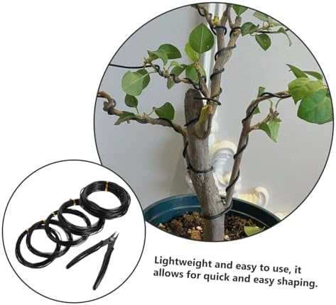 STOBOK Gardening Tool Kit Bonsai Training Wires Aluminum Branch Fixing Line Easy DIY for Unique Bonsai Shapes - Image 5