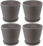 Kozyard 4Packs Round Planter Indoor Outdoor Plant Pots by Kozyard