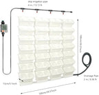 56 Pockets Living Wall Planter, Self Watering Wall Planter, Wall Mounted Planters, for Indoor Outdoor Balcony, Grow Herbs Vegetables Flowers - Image 5