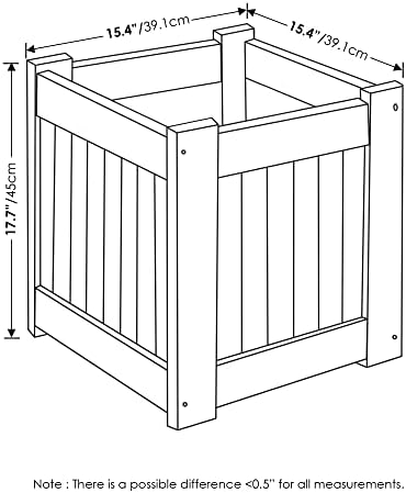 Furinno 2-FG16450 Tioman Hardwood Flower Box, Two-Pack, Natural - Image 5