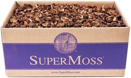 SuperMoss (23120) Orchid Potting Bark, Natural Brown, 1560 cu In. (Package May Vary) by SuperMoss