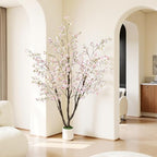 Caxchiling Artificial Cherry Blossom Tree 6FT, Pink Faux Floor Tree - Image 6