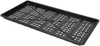 SUNPACK 10" x 20" Heavy Duty Mesh Plastic Seed Starting Tray, Black, 1" (Pack of 30) - Ensures Water Drainage and Aeration, Perfect for Greenhouses or Indoor Gardening - Image 2