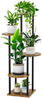 5 Tier Plant Stand Indoor Corner Tall Shelf for Multiple Plants by YOCOMEY