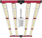 AGLEX 420W Full Spectrum LED Grow Light with UV & IR, 1360 LEDs, Dimmable Daisy Chain, High PPFD Bar Style, 4x5 ft Coverage, Foldable for Indoor Plant Growing, Commercial Seeding Veg Flower - M400 by AGLEX