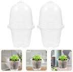 Angoily 20 Set Nursery Pots with Lids, PET Seedling Starter Propagation - Image 7