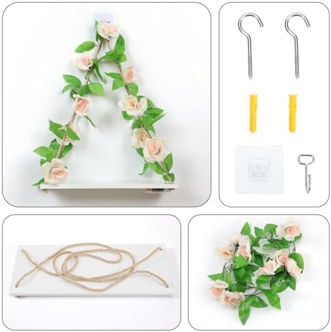 Floating Shelves for Wall,Hanging Shelves,Room Decor,Wall Decor,Boho Decor - Image 5