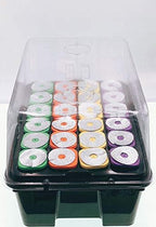 DWC Cloner Rooting Recirculating System 24 Site Cutting Clone and Seeding Root 2 in 1 Deep Water Cloner 24 Site with Clear Humidity Propagation Dome (Black) - Image 3