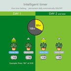Smart Grow Light Bulbs for Indoor Plants, Programmable Timer and Dim - Image 4