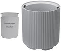 Kozyard Double-Layer Round Planter 16"H Plant Pots for Indoor Outdoor Porch by Kozyard