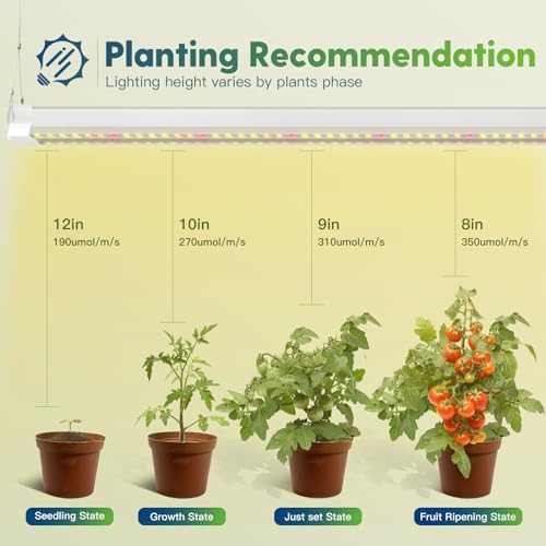 FREELICHT 2Pack 4FT Grow Light for Indoor Plants, Timer, 40W Full Spectrum - Image 2