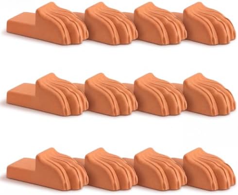 LemonRoad 12 Set Lion Paw Pot Feet for Outdoor Planters, Terra Cotta Cement by Unknown