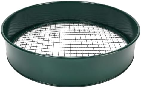 SIXRUN Soil Sieve, 12 Inch Gardening Sieve with 4 Interchangeable Mesh Sizes 3mm 6mm 9mm 12mm, for Bonsai Compost Sand Rock Sifting - Image 4