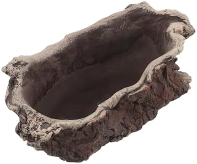 Ciieeo Unique Cement Planter Retro Tree Root Design Flower Pot for Indoor Desk Office Decor Sturdy Succulent Container for Small Plants Bonsai Memorable for Plant Lovers by Ciieeo