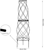 35-Inch Metal Trellis for Climbing Plants – Durable Garden Support - Image 2