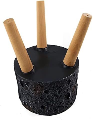 Leaf Large Planters Plant Pots, Fibreglass, 35cm Lunar Black - Image 5