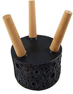 Leaf Large Planters Plant Pots, Fibreglass, 35cm Lunar Black - Image 5