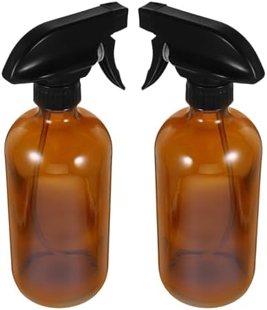 VICASKY 500ml Glass Spray Bottles 2pcs for Plants and Car, Fine Mist by VICASKY