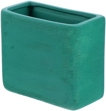 LIOOBO Geometric Wall Mounted Flower Pot Square Ceramic Hanging Vase for Air Plants Decorative Planter for Home Decor by LIOOBO