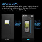 AC Infinity CLOUDLAB 642, Advance Grow Tent 4x2, Thickest Poles & Mylar - Image 4