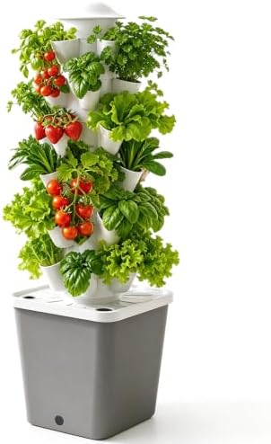 Hydroponic Tower Indoor Growing System Vertical Garden for Gardening Lover by OvyNewzly
