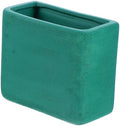 Geometric Wall Mounted Flower Pot Ceramic Green for Succulents Xmas by Parliky
