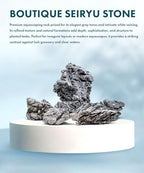 SubstrateSource Natural Aquarium Stones - Soft Grey to Bluish-Grey w/Subtle White Veins - Iwagumi Aquascaping Rocks, Freshwater Tanks, Betta Fish Tank, Shrimp, Cichlids - Boutique Seiryu, 30 LB - Image 2