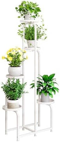 INGIORDAR Plant Stand Indoor Outdoor Corner Tall Plant Shelf 5 Tier Metal by INGIORDAR