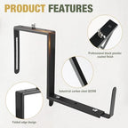 Window Box Bracket,Adjustable Planter Box Brackets,Black,4Pack - Image 3