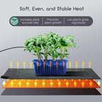 LUXBIRD 2 Pack 10"x 20.75" Seedling Heat Mat and Digital Thermostat Controller Combo Set (120v US Plug) - Image 5