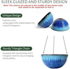 10 Inch Hanging Planters, Glazed Hanging Basket with Drainage Holes, 2 Pack - Image 2