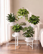 Bamworld Plant Stand Indoor Outdoor 6 Tier Corner Plant Shelf Metal Holder by Bamworld