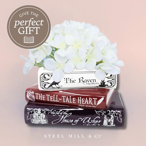 Steel Mill & Co. Book-Shaped Decorative Planter, Edgar Allan Poe - Image 6