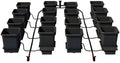 AutoPot 16 Pot System with 3.9 Gallon Plastic Pots and No Tank - Self-Watering, Gravity-Fed Hydroponic Systems (16Pot - 3.9 Gallon - No Tank) by AutoPot