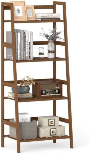 4-Tier Bamboo Plant Rack with Guardrails 48x32x114cm - Image 5