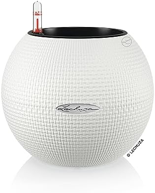 Lechuza Puro Colour 20 + Macrame White 13353 by LECHUZA