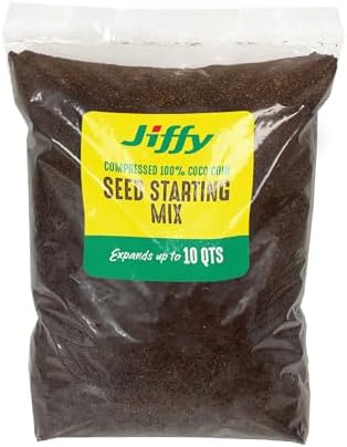 Ferry-Morse Seed Starting by Jiffy Seed Starting Mix - Compressed Expanding Potting Soil, Promix Potting Mix - 5 Pack 50QT - 100% Coco Coir - Image 2