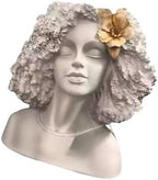 Resin Plant Container Flower Pots with Artistic Head Top Great for Succulents Small Space Gardening Elegant Sappy Flower Pots - Image 5