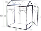 HighFree Geometric Plant Terrarium with Lid (Black with Side Door) - Image 2