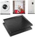 2 Pack Car Oil Drip Pan, 23.6 x 19.68 x 1.2 in Oil Change Drain Pan, Plastic Oil Drip Tray for Under Car, Oil Catch Pan Tray for Garage, Fridges, Washing Machines, Cat Litter Box Bottom by Unknown