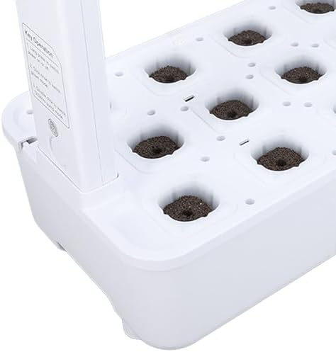 Hydroponics Growing System with LED Light, Indoor Planting Machine for Home & Kitchen Gardening, Black (US Plug 100-240V) - Image 2