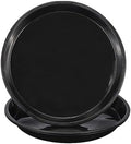 PATIKIL 3 Pack Plastic Plant Saucer, 15 Inch Plant Tray for Pots Round Plant Dish Plant Drip Trays Water Tray for Indoors Outdoors Garden, Black by PATIKIL