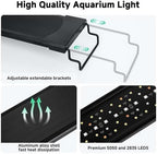 AQQA LED Aquarium Light, 24/7 & DIY Mode Full Spectrum Fish Tank Light - Image 6