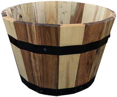AVERA PRODUCTS AWP304130 Round Barrel Planter, 13" x 8.25" by AveraProducts