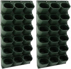 Wall Mounted Wall Planter, 36 Pockets Hanging Wall Planter (Army Green) - Image 2
